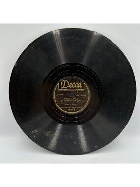 Bing Crosby Personality / Would You? 78 RPM 10" Vinyl 1946 Decca Vocal Jazz